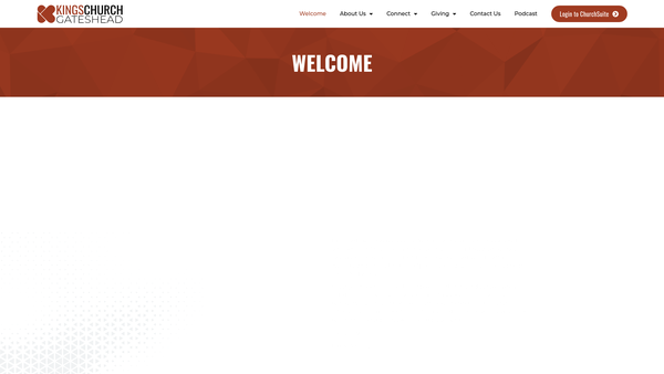Screenshot of the Family Church Gateshead website