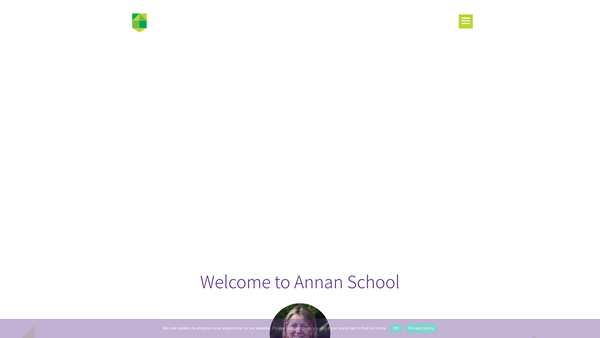 Screenshot of the Friends Of Annan, The Froebel School website