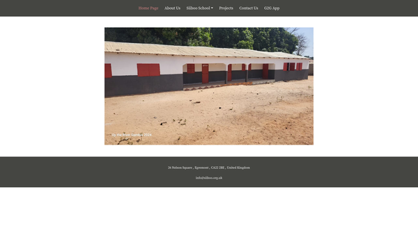 Screenshot of the Siiboo website
