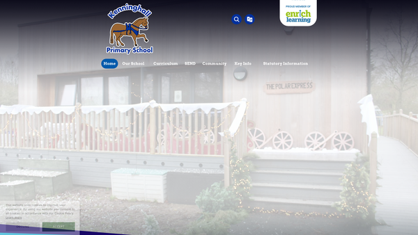 Screenshot of the Friends Of Kenninghall Primary School website