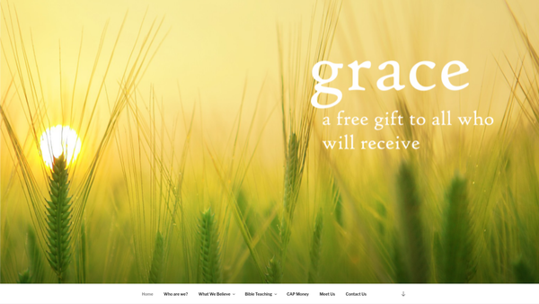 Screenshot of the Grace Church, Hilton website