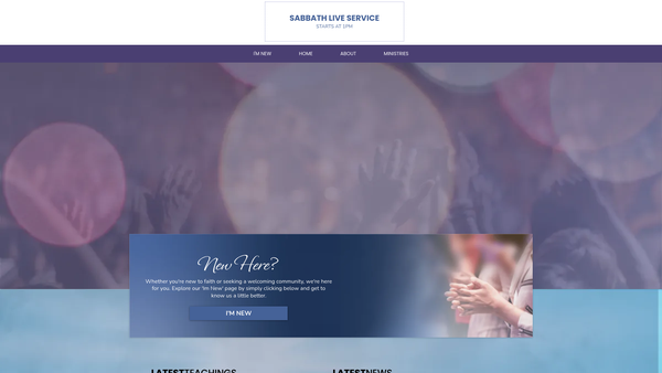 Screenshot of the House Of Israel London website