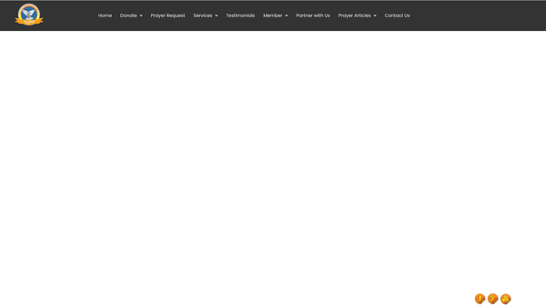 Screenshot of the Next Generation Prophetic Ministry website
