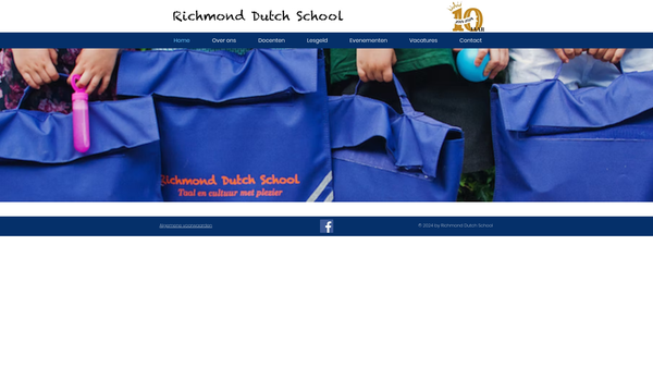 Screenshot of the Richmond Dutch School website
