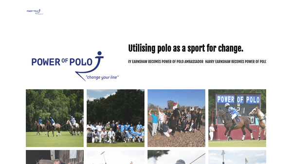 Screenshot of the Power Of Polo website