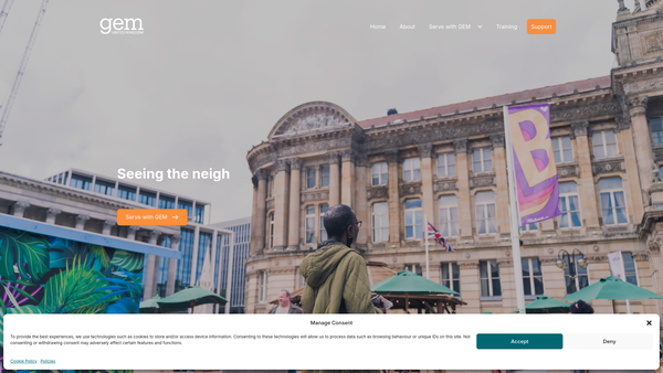 Screenshot of the Greater Europe Mission UK website