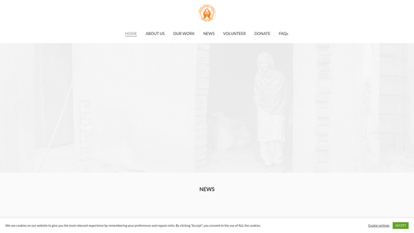 Screenshot of the Your Seva website