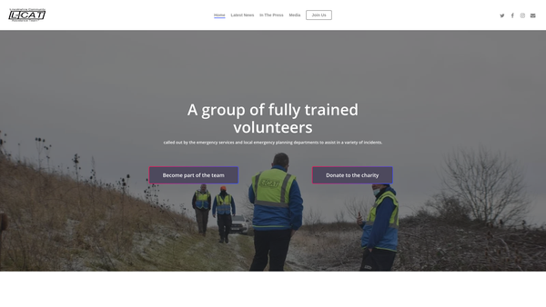 Screenshot of the Lincolnshire Community Assistance Team website