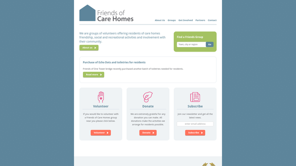Screenshot of the Friends Of One Tower Bridge Road website