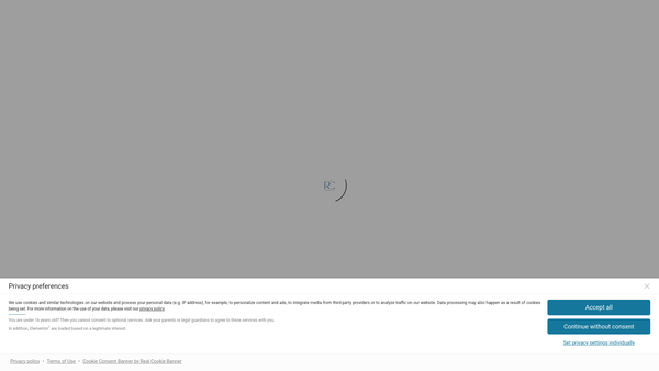 Screenshot of the Redeemed Camp website
