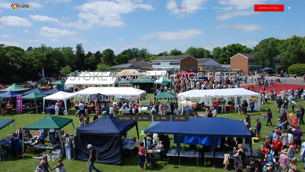Screenshot of the Stoke Poges Village Fete Fund website