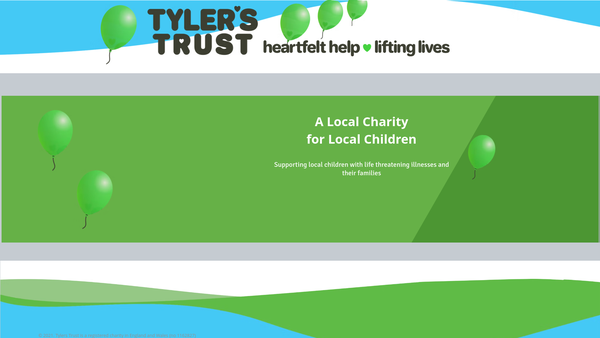 Screenshot of the Tylers Trust website