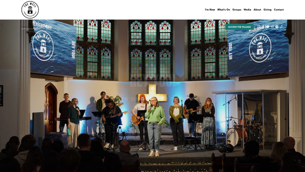 Screenshot of the The Well Sheffield Baptist Church website