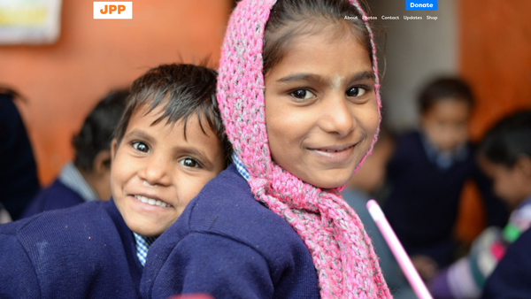 Screenshot of the Jpp Foundation website