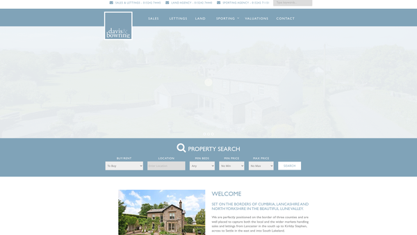 Screenshot of the Tattersall's Almshouses website