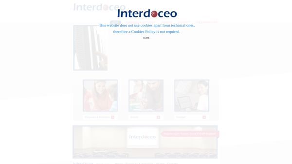 Screenshot of the Interdoceo website