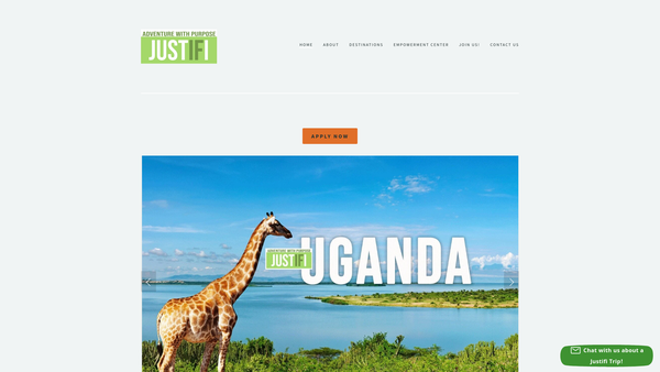 Screenshot of the Justifi UK website