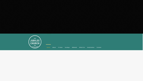 Screenshot of the Jubilee Church Liverpool website