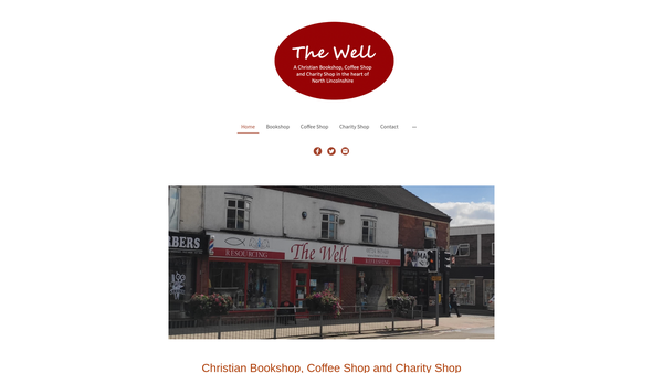 Screenshot of the The Well website