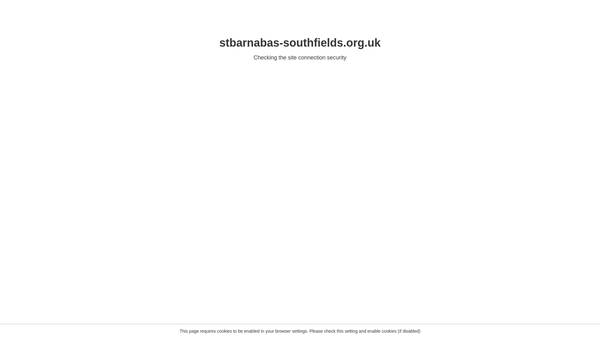 Screenshot of the The Parochial Church Council Of The Ecclesiastical Parish Of St Barnabas, Southfields website