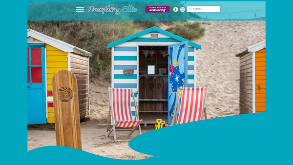 Screenshot of the Everything Ellie website