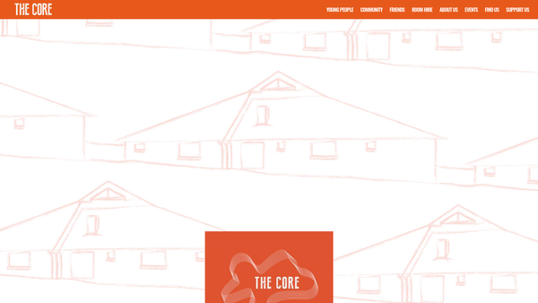 Screenshot of the The Core website