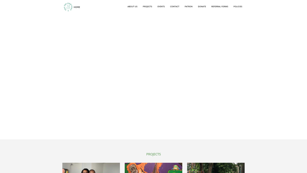 Screenshot of the The Toy Project website