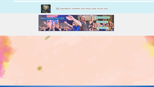 Screenshot of the Line Dance Foundation website