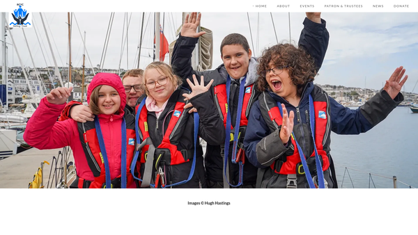Screenshot of the Rcyc Sailing Trust website