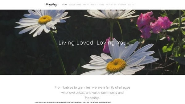Screenshot of the Isaiah 58 Trust website