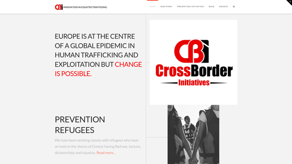 Screenshot of the Cross Border Initiatives website