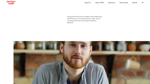 Screenshot of the Spotlight Yopd website