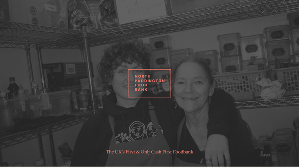 Screenshot of the North Paddington Foodbank website