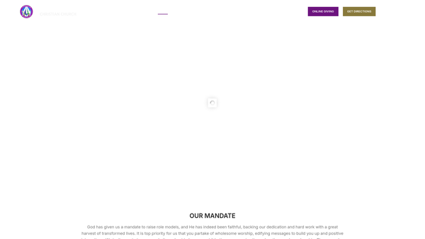 Screenshot of the Freedom Ministries International website
