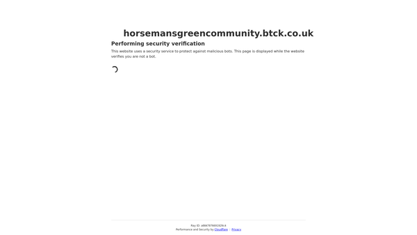 Screenshot of the Horseman's Green Community Group website