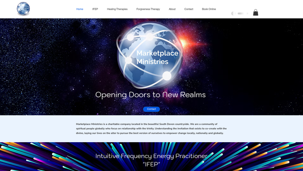 Screenshot of the Marketplace Ministries Limited website