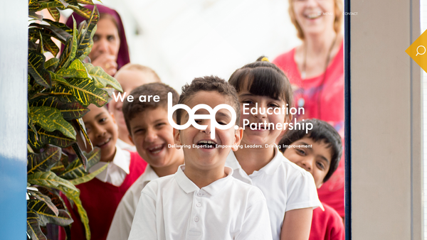 Screenshot of the Birmingham Education Partnership Limited website
