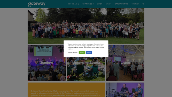 Screenshot of the Gateway (York) CIO website