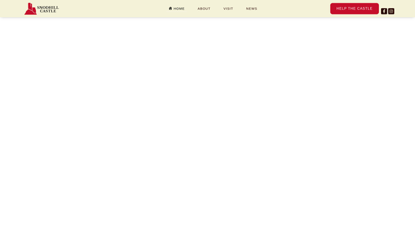 Screenshot of the Snodhill Castle Preservation Trust website