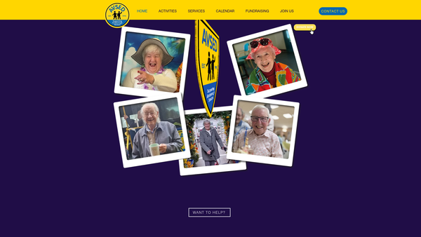 Screenshot of the Aireborough Voluntary Services To The Elderly (Avsed) website