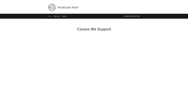 Screenshot of the The Belgae Trust website