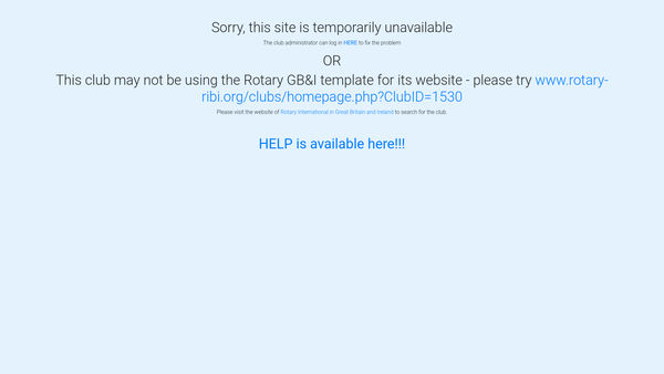 Screenshot of the Rotary Club Of Calverley Charitable Trust Fund website