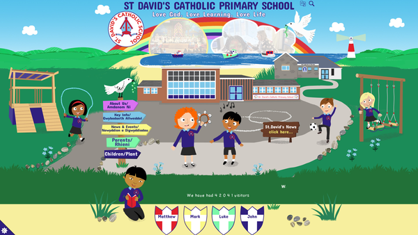 Screenshot of the The Friends Of St David's School Association website