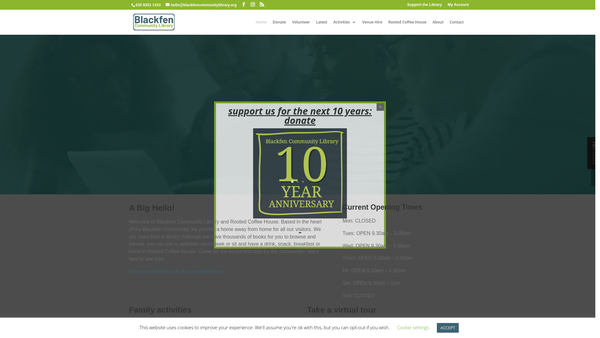 Screenshot of the New Generation Community Trust website
