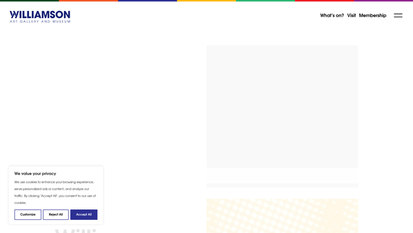 Screenshot of the Williamson And Priory Friends website