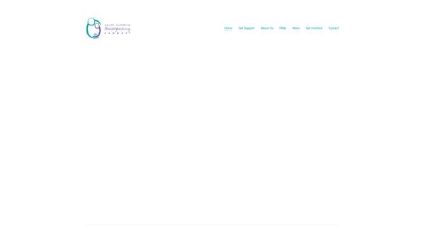 Screenshot of the South Cumbria Breastfeeding Support website