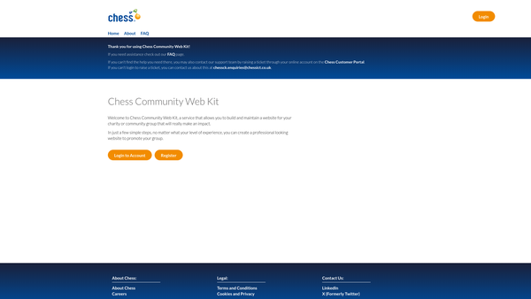 Screenshot of the Crowthorne Village Pre-School website