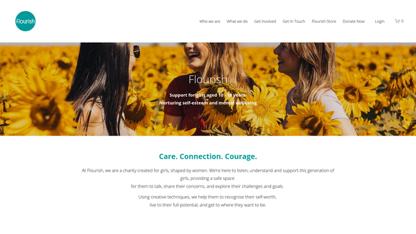 Screenshot of the You Can Flourish website