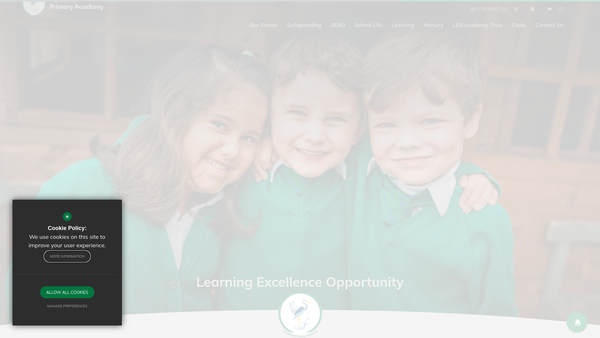 Screenshot of the Hurst Park Primary Academy PTA website