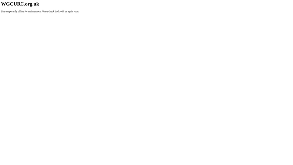 Screenshot of the Welwyn Garden City United Reformed Church Charity website